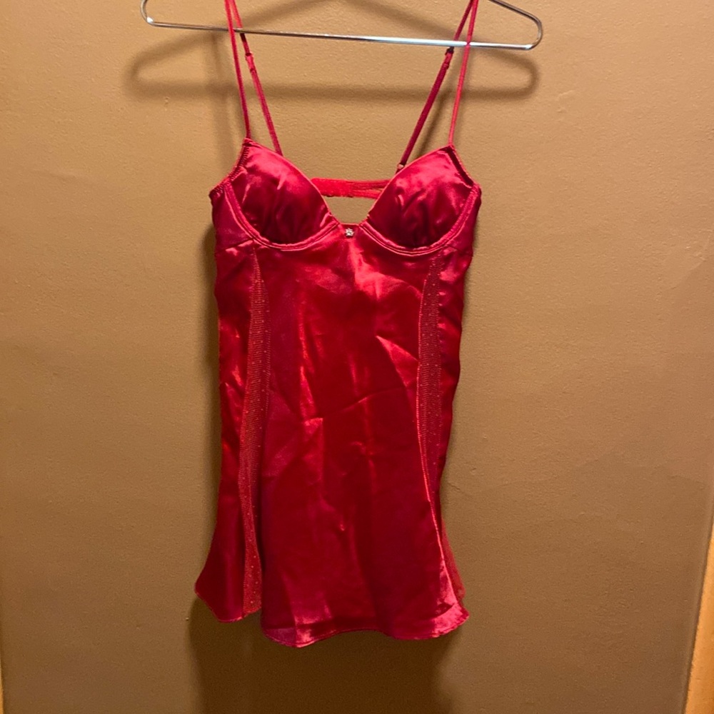 Beautiful vintage red Fredericks of Hollywood, small lingerie.SM.Mint condition
